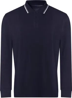 Obrázok produktu pre Awdis - Pánska polokošeľa s dlhým rukávom RW8838 (M) (Navy/White)