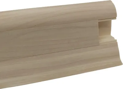 Obrázek produktu pro Soklová podlahová lišta SLK50 W132 Javor 2,5 m - Koncovka levá