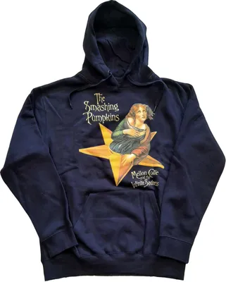 Immagine prodotto di The Smashing Pumpkins - "Mellon Collie And The Infinite Sadness" Kapuzenpullover für Herren/Damen Unisex RO4150 (XXL) (Marineblau)