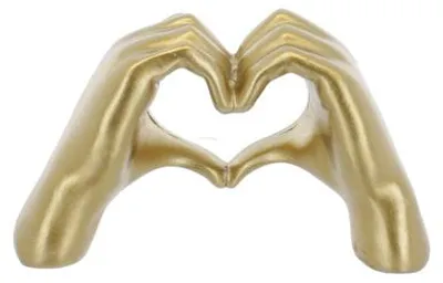 Obrázok produktu pre Herzformende Hände - gold