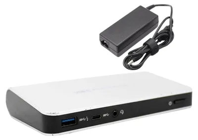Zdjęcie produktu dla Dynabook DUD16A0E, Przewodowa, USB 3.2 Gen 1 (3.1 Gen 1) Type-C, 10,100,1000 Mbit/s, Czarny, Srebrny, 3840 x 2160 px, Prąd przemienny