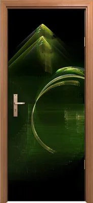 Produktbild von Türposter 80x200 cm Türaufkleber Türtapete Türfolie Klebefolie abstrakte fraktales Impressionismus