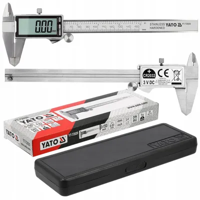 Produktbild von Yato Digital-Messschieber Edelstahl 150 mm Präzision