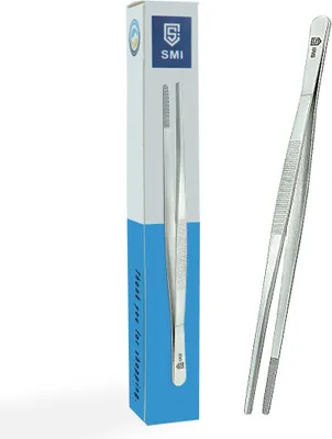Produktbild von SMI Küchenpinzette 26 cm Kochpinzette Grillpinzette Grillzange Küchenzangen Edelstahl Servierpinzette Essenszange