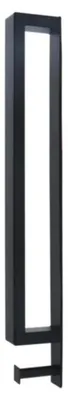 Produktbild von Spirella Handtuchstange Edelstahl Handtuchhalter Bad Handtuchständer Halter Badezimmer Wilma - 46cm - zum Kleben – matt schwarz