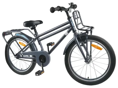 Image de vidaXL Vélo enfant 20 pouces pour enfants de 6 à 11 ans Gris foncé