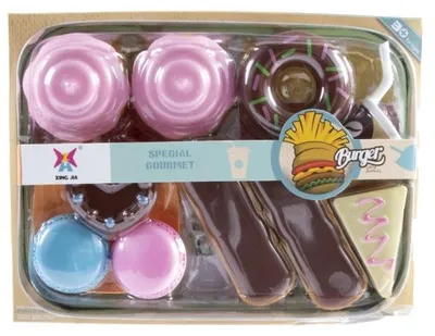 Immagine prodotto di Set da gioco Kidsfun Dessert da 12 pezzi in confezione con finestra per bambini