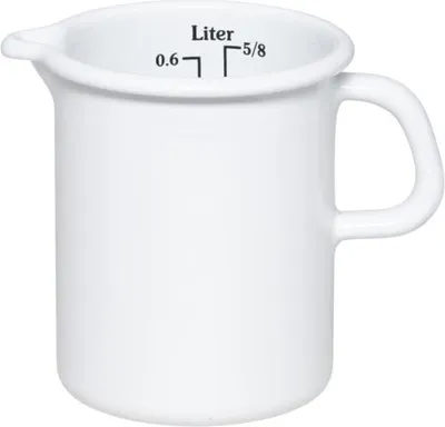 Obrázek produktu pro Riess Kuchyňská odměrka Ø9cm 0,5 litru smalt Classic White