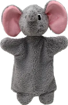 Produktbild von Handpuppe Elefant 30 cm Grau, 24386A