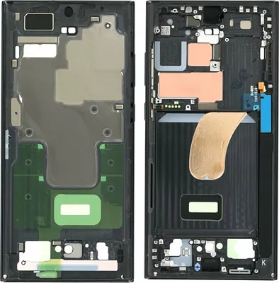 Produktbild von Original Mittelrahmen für Samsung Galaxy S23 Ultra S918 schwarz GH96-15833A