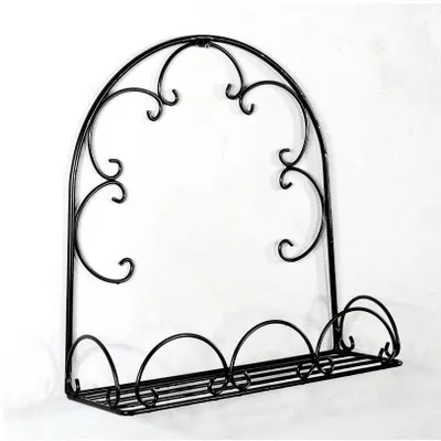 Immagine prodotto di Portavaso Ferro Battuto A Muro Con Arco L.50