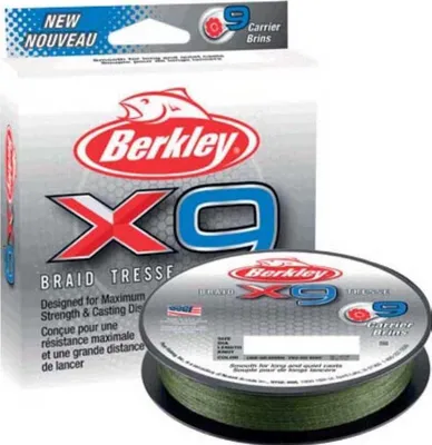 Produktbild von Berkley X9 300 M Lo-Vis Green 0.080 mm