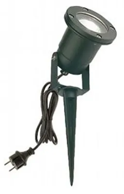 Immagine prodotto di Faretto Esterno Con Picchetto Moderno Spot Alluminio E Vetro Nero 1 Luce Gu10