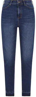 Productafbeelding van Heren jeans, Urban Classics, skinny fit, donkerblauw, gewassen - maat 29