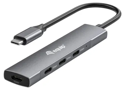 Immagine prodotto di Hub USB-C a 4 porte USB 3.2 Gen 1 di Equip