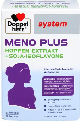 Immagine prodotto di Doppelherz system Meno Plus compresse e capsule per le donne in menopausa, confezione da 30 pezzi
