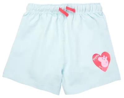 Produktbild von Peppa Wutz Shorts für Mädchen - Kinder kurze Hose Hotpants Hellblau 110-116