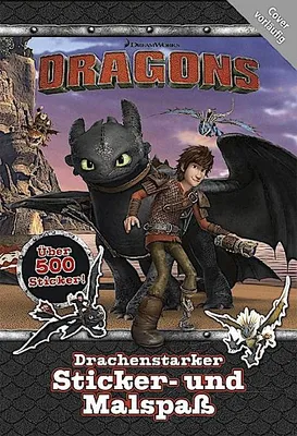 Immagine prodotto di Dragons: Drachenstarker Sticker- und Malspaß