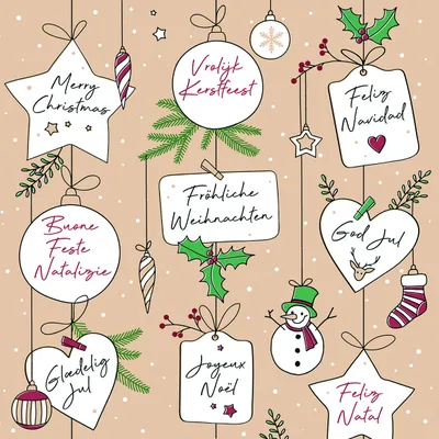 Produktbild von Airlaid Serviette Snowman, 40 x 40 cm, 50 Stück - Mank - Weihnachten Weihnachtsgrüße