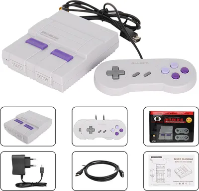 Produktbild von Für HDMI TV Video Game Console Eingebaut 821 Spiele Dual Handheld Retro Wired Controller PAL&NTSC UK Stecker