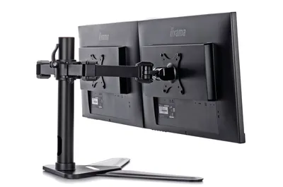 Produktbild von iiyama DS1002D-B1, 10 kg, 25,4 cm (10"), 81,3 cm (32"), 100 x 100 mm, Höhenverstellung, Schwarz