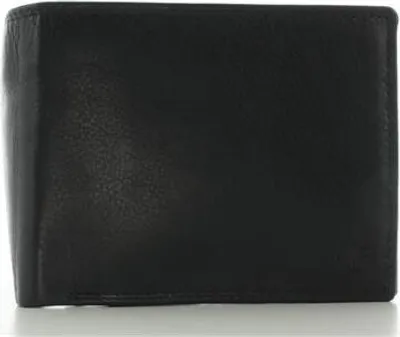 Produktbild von Prato Geldbörse Brieftasche Portemonnaie Leder Schwarz