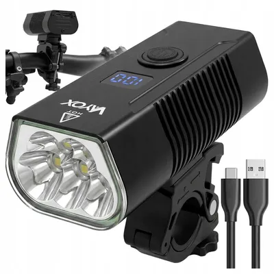 Zdjęcie produktu dla Lampka rowerowa przód 1020lm + powerbank VA0073 VAYOX
