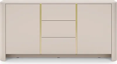 Produktbild von YOURHOUSE24 Kommode Bari KSZ-168 Vicenza 168x84x39 cm (Farbe: Kaschmir)