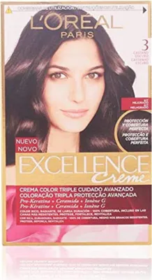 Obrázek produktu pro EXCELLENCE krémová barva #3-tmavě hnědá 192 ml
