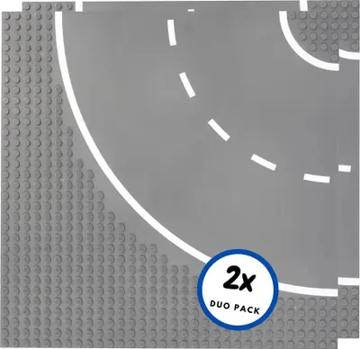 Produktbild von OPEN BRICKS Open Bricks Streetplate 32x32 curve, 2 Stück