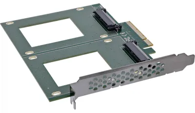 Produktbild von InLine 76660P, PCIe, U.2, Männlich, PCIe 3.0, Taiwan, 4 Gbit/s