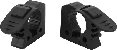 Produktbild von 2 Stück Gummi-Klemmhalterung, Schnellspanngriff für Werkzeuge mit 2,5 bis 3,8 cm Durchmesser, die bei Geländefahrzeugen, UTV, ATV, LKWs, Booten und Zügen verwendet werden