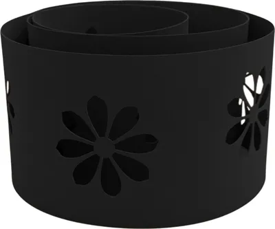 Produktbild von Sichtschutz Laserstreifen zaun|zu PREMIUM Nachbildung Sonnenblume Schwarz 2,55m