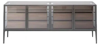Productafbeelding van Vitrinenschrank Glasregal Vitrine Präsentationstisch Dekoschrank