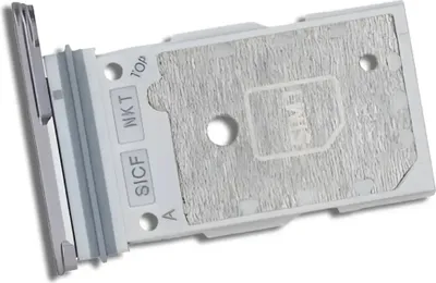 Produktbild von Samsung S25, S25+ – Dual SIM-Kartenhalter – Original  – Silber