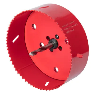 Produktbild von wolfcraft Lochsäge 121 mm Bimetall Rot 5497000