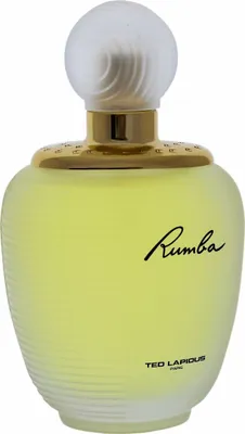 A bottle of Ted Lapidus Rumba Eau de Toilette for women.