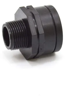Reduzierstück H-M 1" x 1/2", schwarz, Kunststoff