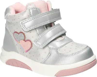 Produktbild von American Club Xd177 Kinder Winterschuhe mit Fleecefutter Klett & Reißverschluss, Winterstiefel, Grau 26