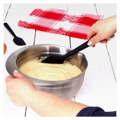Produktbild von Teigschaber mit Soft-Grip, Silikon, 27,5 cm