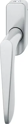 Produktbild von FSB Fenstergriff 34 1144 abschließbar ovale Rosette, Edelstahl matt