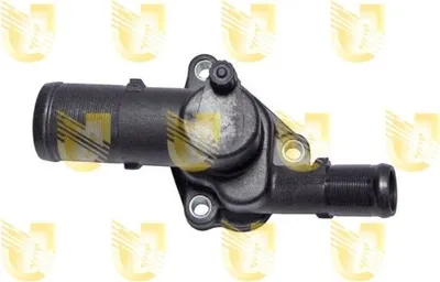 Produktbild von UNIGOM 341701 Kühlmittelflansch für RENAULT Clio III Schrägheck (BR0/1, CR0/1) Wasserflansch