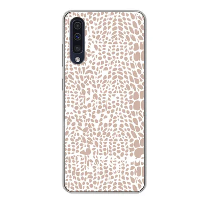 Produktbild von MuchoWow® Handyhülle Schutzhülle Hülle für Samsung Galaxy A50 Tiermuster - Rosa - Schlange Silikon Softcase Handy Hülle - Mobiltelefonhülle