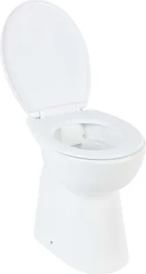 Produktbild von Randloses WC 7 cm Extra Höhe Soft-Close Keramik Weiß