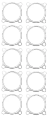 Image de Lot de 10 joints pour tuyau de descente de turbo de 2,5 pouces à 4 boulons, compatibles avec les turbos GTX30, GT30, GT35, GTX35, GT2871R et GT2540R
