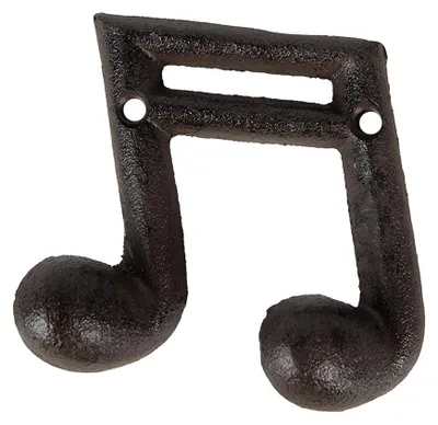 Obrázek produktu pro Clayre & Eef Nástěnný věšák 10x3x9 cm Hnědý kov