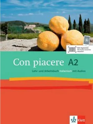 Obrázok produktu pre Con piacere. Lehr- und Arbeitsbuch mit 2 Audio-CDs. A2