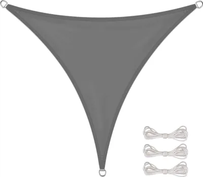Produktbild von Sonnensegel BASIC PES Dreieck 3,6x3,6x3,6 anthrazi Polyester 140g/m²