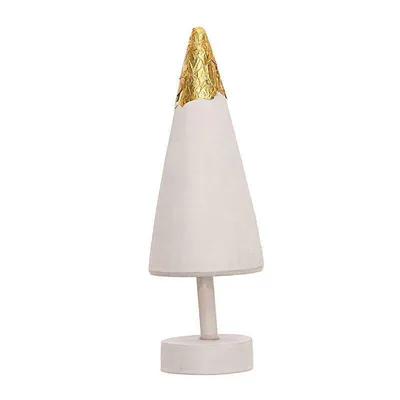 Produktbild von Tanne in goldenem Holz - 10 cm