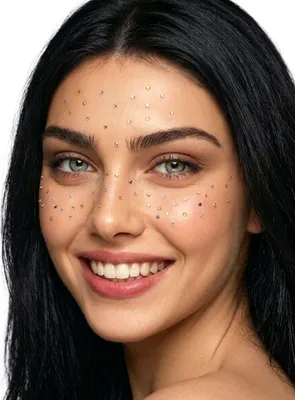 Immagine prodotto di Pietre glitterate metalliche per il viso